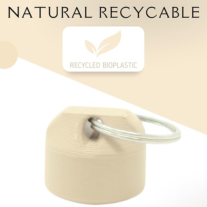 Keychain Holder EOS Lip Balm Stick (Keychain Only) - Travel Size Lip Balm Chapstick - Healing Stick - Made in USA-BrightBean Baby