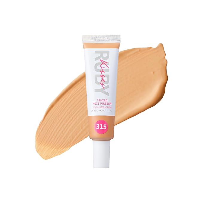 Ruby Kisses Tinted Moisturizer, Hydration, Calm & Revitalize Skin, Skin Perfecting, Blur Pores & Fine Lines, Natural Finish & All-Day Comfort Wear (Golden)-BrightBean Baby