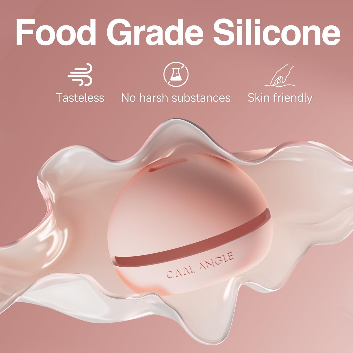 Makeup Sponge Holder Silicone Beauty Sponge Holder Makeup Blender Case for Travel 2 in 1 Stand Storage For Quick Drying White-BrightBean Baby