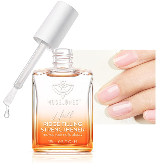 modelones Nail Strengthener Clear Nail Polish Repair for Damaged Nail Hardener Extra Strong and Growth Crystal Clear 15ml-BrightBean Baby
