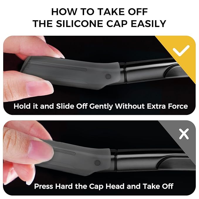 ZOMCHI Dermaplaning Tool for Face with 11 Refill Blades, Dermaplane Razor for Women and Men, Face Razor with Precision Silicone Cover, Eyebrow Razor, Facial Razor, Reusable Metal Handle - Matte Black-BrightBean Baby