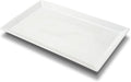 MIECOO Large Serving Platter, 18.5" x 11.5" White Serving Tray, Rectangular Porcelain Plate for Party, Wedding, Birthday, Entertaining, Food, Appetizer, Fruit, Sushi, Dessert