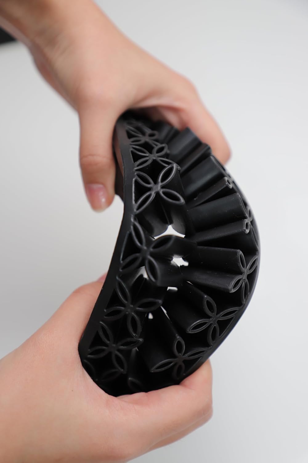 Upright Silicone Brush Holder with Square Corners - Black-BrightBean Baby