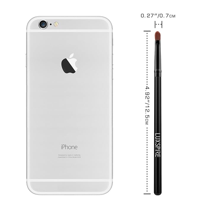 Luxspire Lip Brush Concealer Brushes 2 Pieces, Lipstick Gloss Brushes Applicators Eyeshadow Lip Liner Makeup Brush Cosmetics Make Up Tools, Small Make Up Brushes-BrightBean Baby