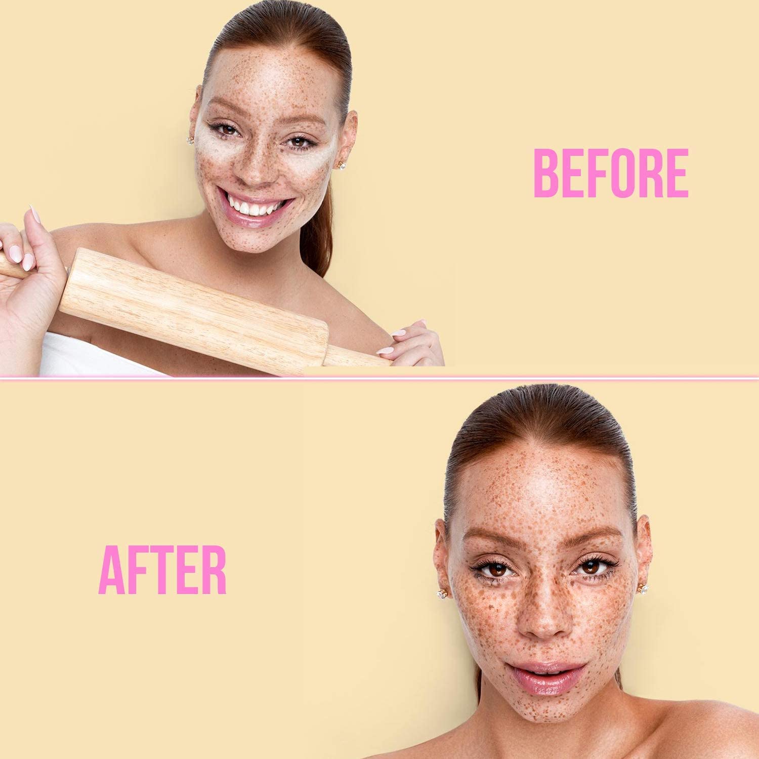 Beauty Bakerie Flour Setting Powder for Foundation, Loose Face Powder Makeup, Perfect for Oily Skin, Long-Lasting Matte Finish, Ideal for Baking and Blurring, 0.5oz, Cassava (Yellow)-BrightBean Baby