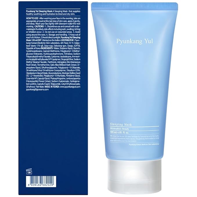 Pyunkang Yul PKY Sleeping Mask for Creating Moisture Barrier during Night, Ceramide and Hyaluronic Acid for Skin Hydration, Zero Irritation, Korean Skincare (4.05 Fl. Oz, 120ml)-BrightBean Baby
