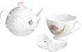 Lenox 6083927 Butterfly Meadow Teapot with Lid, White
