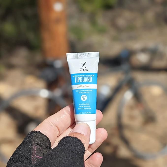 Zealios LipGuard - SPF 28 - UVA/UVB Sunscreen Protection & Repair Chapped Lips - Broad Spectrum Protection Lip Balm - Sensitive Skin Safe - Paraben Free Coconut Jojoba Oils Lip Applicator - Pack of 3-BrightBean Baby