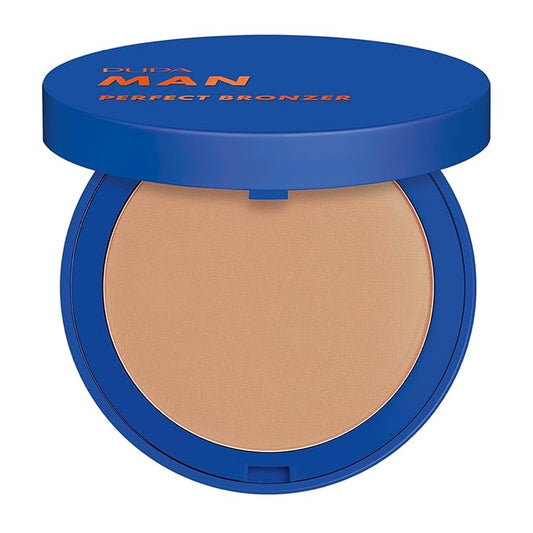 Pupa Milano Perfect Bronzer Perfecting Powder, 001, 0.229 oz - Bronzer Powder - Enriched with Cornstarch and Kaolin - Matte Bronzer - Makeup for Men-BrightBean Baby