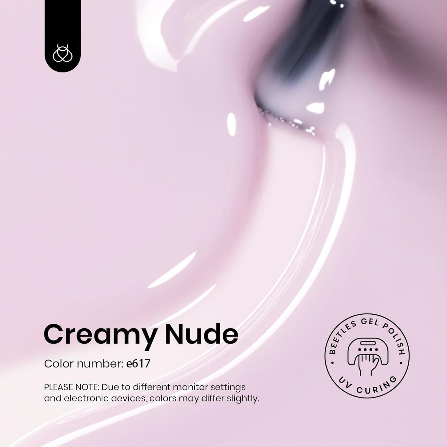 Beetles Nude Gel Nail Polish - 15ml Nude Purple Jelly Gel Polish Neutral Nail Polish Nail Concealer Sheer Translucent Effect Soak Off UV French Nail Art Manicure Salon DIY Gifts for Women-BrightBean Baby