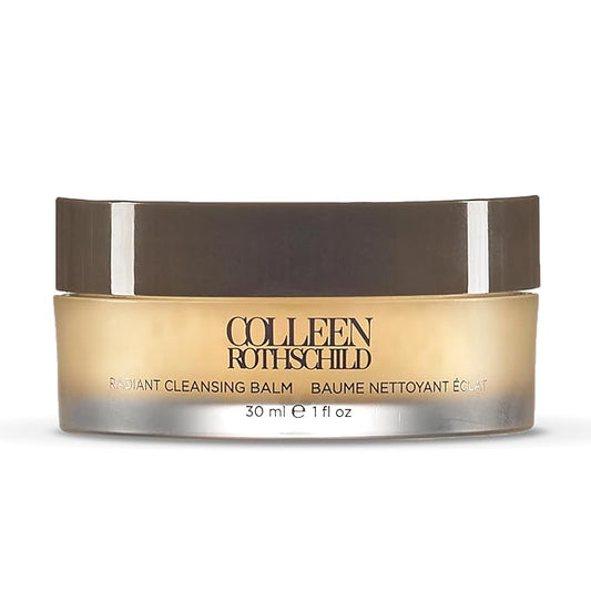 COLLEEN ROTHSCHILD Mini Radiant Cleansing Balm | Deeply Cleanses, Soothes & Removes Makeup & Impurities | Restores Luminosity | Calms & Decongests | Combats Dehydration (1 fl oz)-BrightBean Baby