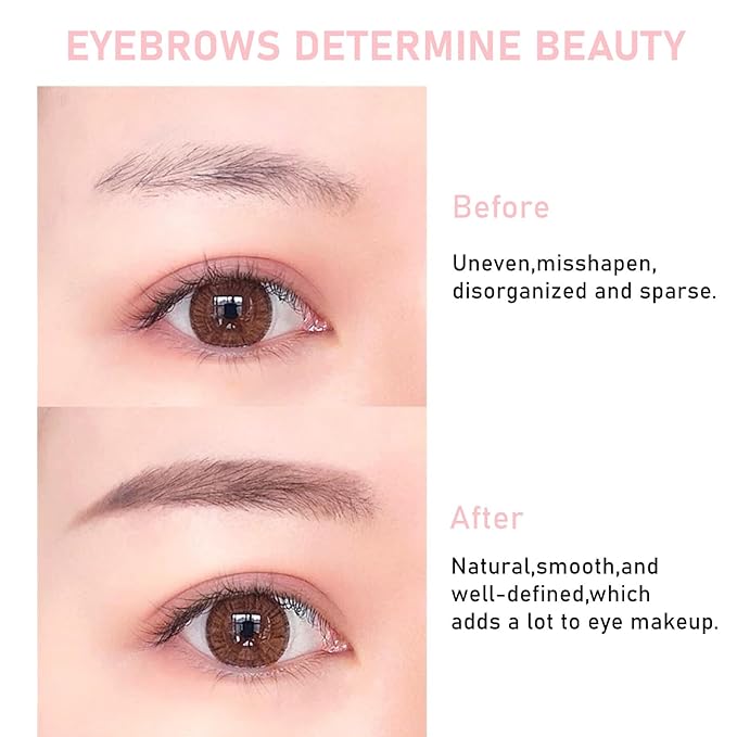 Eyebrow Pencils for Women,1Pack Micro Eyebrow Pencil Waterproof Smudgeproof,Ultra-Precise Tip Long-Lasting Brow Pencils for Natural Looking Eyebrows,Built-In Spoolie Brush,01 Elegant Tea Brown.-BrightBean Baby