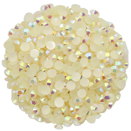720 Pcs SS30 6mm Flatback Rhinestones for Nails Art Crafts Glitter Round Shine Gems AB Crystals DIY Clothes Shoes （Champagne AB）-BrightBean Baby