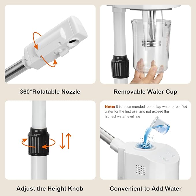 JOSTZHXIN Professional Facial Steamer, Esthetician Face Steamer Hot Mist, Facial Steamer for Home Beauty Salon Spa-BrightBean Baby