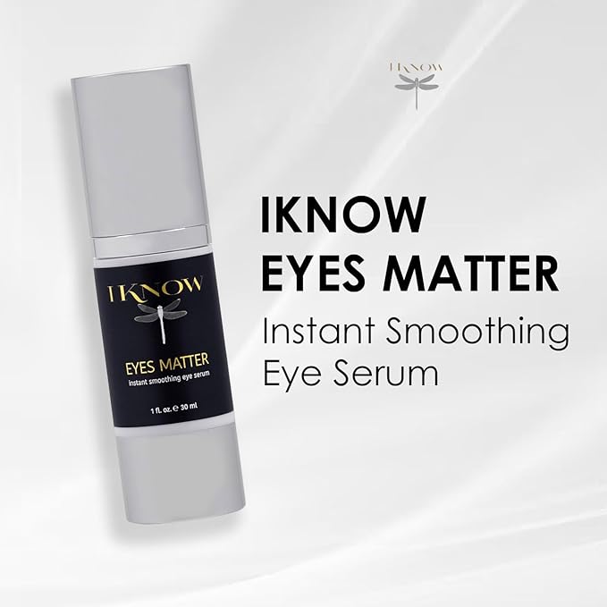EYES MATTER Instant Smoothing Eye Serum, Rapid Wrinkle Reducer, Rejuvenating, Brightening Treatment for Fine Lines, Puffiness & Dark Circles, (1oz)-BrightBean Baby