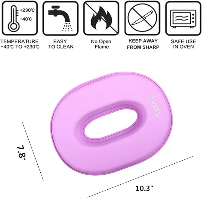 Ducodocu Large Silicone Number Cake Mould 3D Novelty Cake Pan DIY Baking Mold for Birthday Anniversary Number of 0