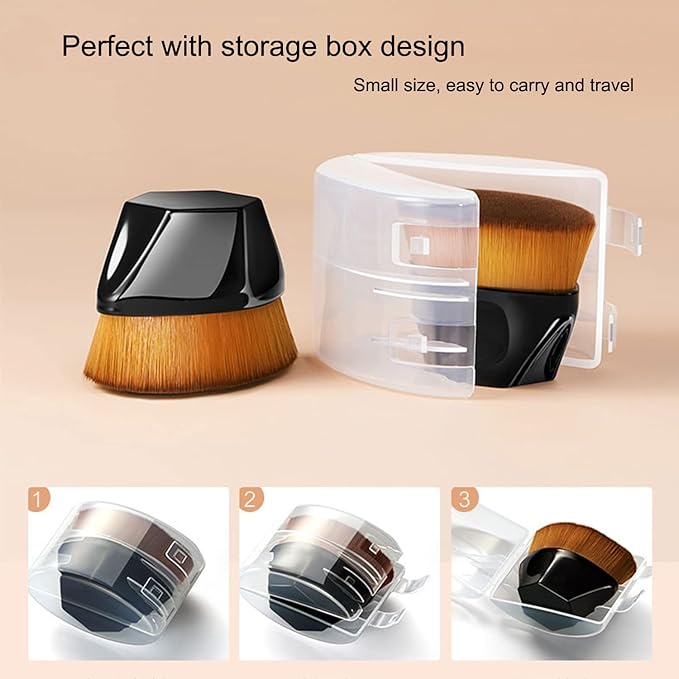 PHOERA Foundation Full Coverage Makeup, Mushroom Head Air Cushion CC Cream Natural Foundation Set,PHOERA Concealer, PHOERA Primer, PHOERA Powder, Foundation Brushes (103 Warm Peach+ 03 Warm Nude CC)-BrightBean Baby