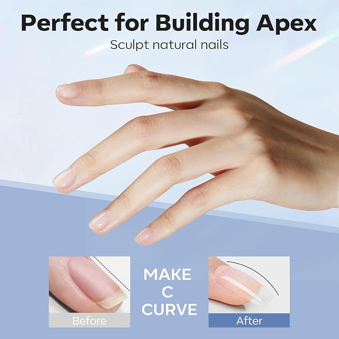 modelones Nail Dehydrator and Primer & Builder Nail Gel, 3Pcs Prep Dehydrate & Bond Primer Clear Gel Builder Polish Base Coat for Strengthener Apex Building, LED Lamp Cured 10ml Home DIY Salon-BrightBean Baby