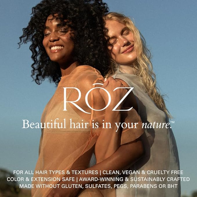 RŌZ Foundation Shampoo For All Hair Types & Textures | Hydrating, Balancing & Cleansing For Healthy Hair| Vegan, Color-Safe, Free of Silicone, Paraben, SLS | Strengthens & Nourishes 10.1 oz/300 mL-BrightBean Baby