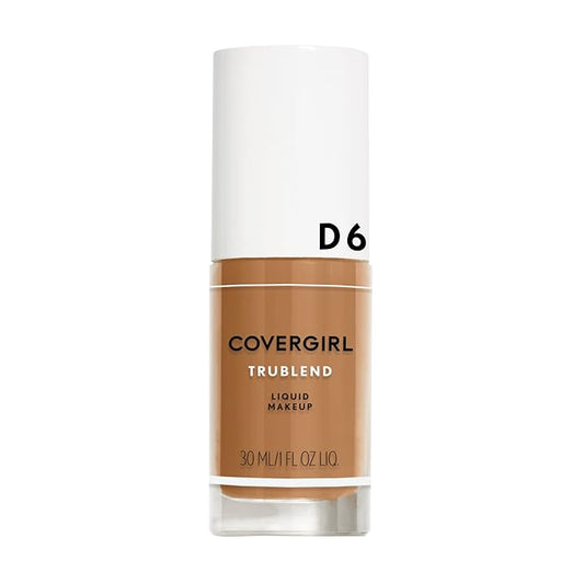 COVERGIRL truBlend Liquid Foundation Makeup Toasted Almond D6, 1 oz (packaging may vary)-BrightBean Baby