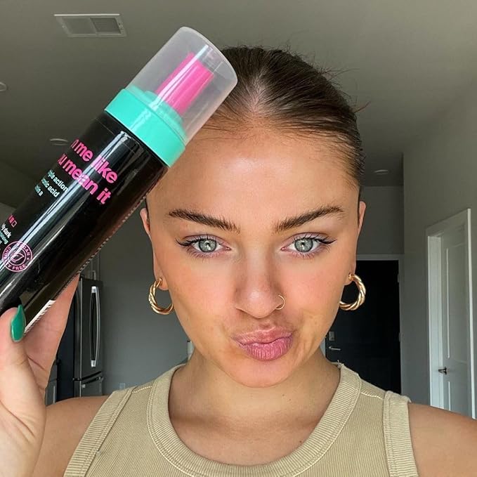 b.tan Dark Self Tanner Mousse | Tan Me Like You Mean It - Dark, 1 Hour Express Sunless Tanner Foam, Bronzing Glow, No Fake Tan Smell, Face & Body, Vegan, Cruelty & Paraben Free, 6.7 Fl Oz-BrightBean Baby