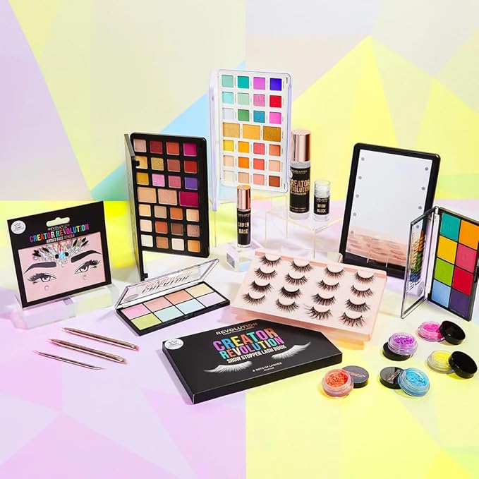 Makeup Revolution, Creator Limitless, Eyeshadow Palette, Nude Reign, 30.9g-BrightBean Baby