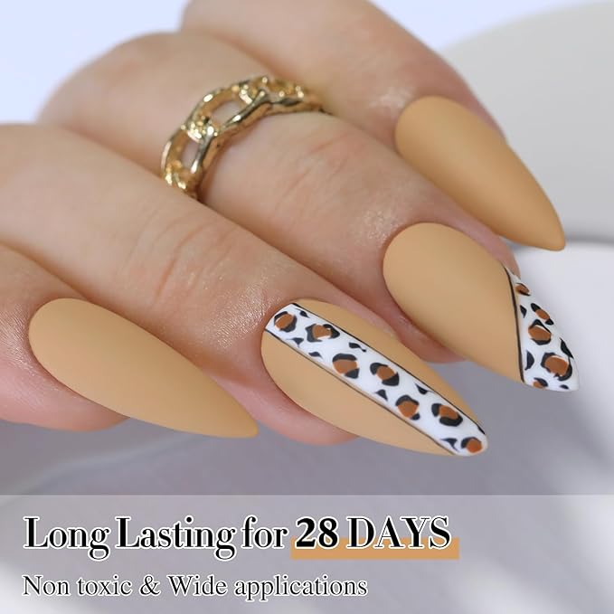 Double Rhythm 0.50 OZ Nude Gel Polish Same Color Same Bottle Sheer Pastel Neutral Natural Milky 15 ML Jelly UV Nail Art DIY at Home (Earth Beige-A1442)-BrightBean Baby