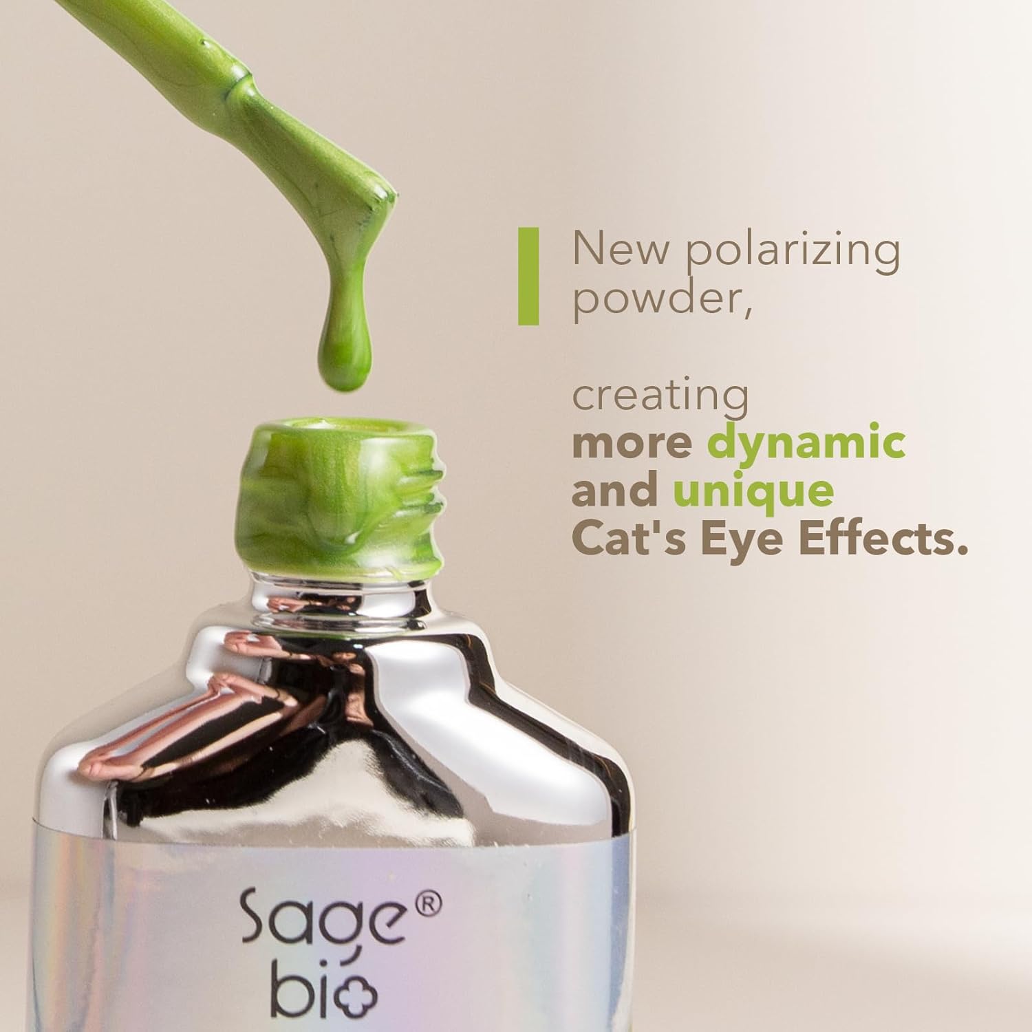 High-Density Cat Eye Gel Nail Polish with Magnet Stick, 15ml Dopamine Color Palette, Magnetic Effect Gel for DIY Manicure, Multiple Color Options - Emerald Gleam-BrightBean Baby