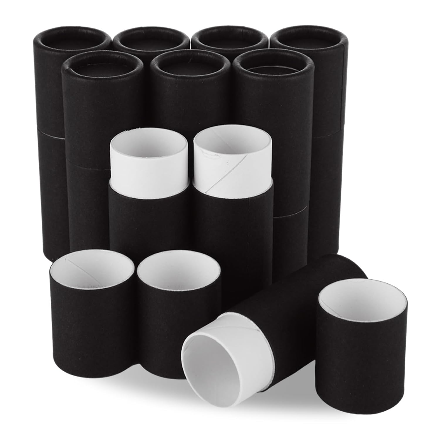 30PC 0.3oz Kraft Paperboard Lip Balm Containers Cardboard Lip Balm Tubes with Lids Refillable Chapstick Tubes Empty Push-Up Style Perfume Lip Gloss Container for DIY Cosmetic Storage-BrightBean Baby