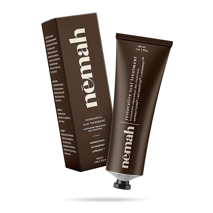 Nemah - C section scar treatment Cream, Natural Scar Cream for Healing Postpartum Scar, Blemishes & acne scar treatment, egan Scar Removal Cream with Marine Actives, Mushroom Extract, and More, 30 g-BrightBean Baby