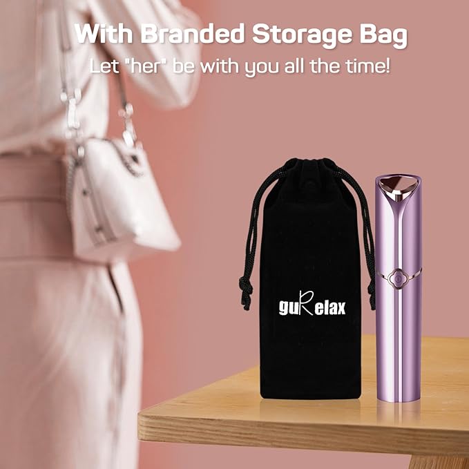 Facial Hair Removal for Women, Painless Electric Facial Hair Remover for Face, Chin，Upper Lip with USB Rechargeable-BrightBean Baby