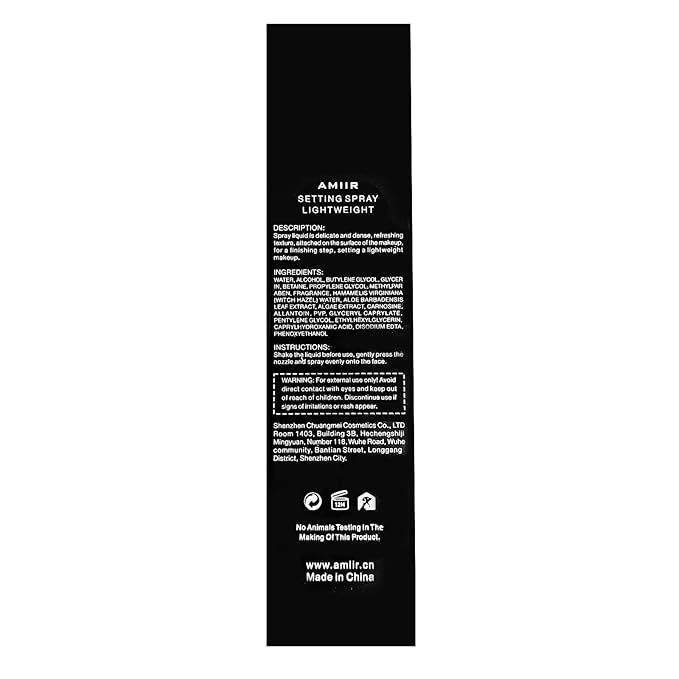 AMIIR Makeup Setting Spray, Waterproof Finishing spray, Long Lasting Lock Face Fixing Mist, Hydrate Before Makeup Matte Oil Control Lightweight Refreshing-BrightBean Baby