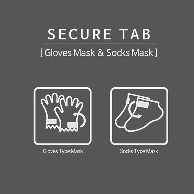 Epielle Hydrating & Moisturizing Hand & Foot Masks 12 Pairs, Relieve and Soften Dry Hands & Cracked Heels with Shea Butter & Sunflower Seed Oil, Korean Skin Care, Spa Set, Self Care Gifts for Women-BrightBean Baby