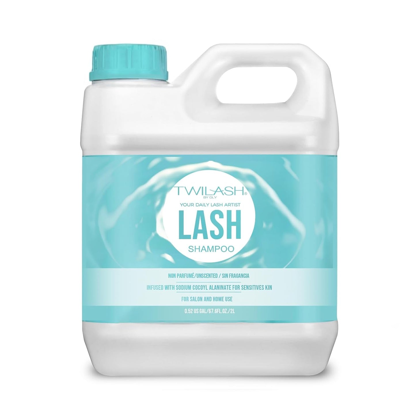 Lash Shampoo Bulk Upgraded Formula, Eyelash Cleanser for Extensions 2 Liters, Safe Makeup Remover, Non-irritating or Burning Eyelid Foaming Cleanser for Professional Salon and Home Use-BrightBean Baby