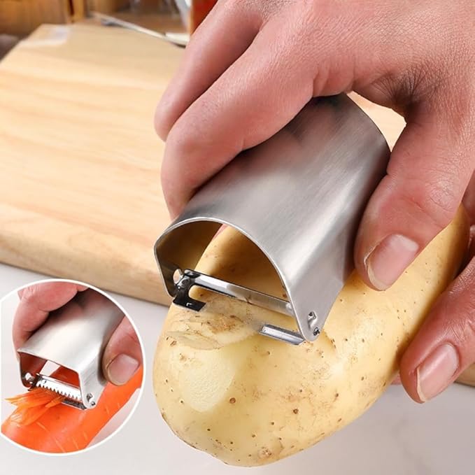 -Potato Apple Vegetable Peelers for Kitchen, Multifunction, Easy to handle, easy Julienne and precise peeling (2-in-1 peeler)