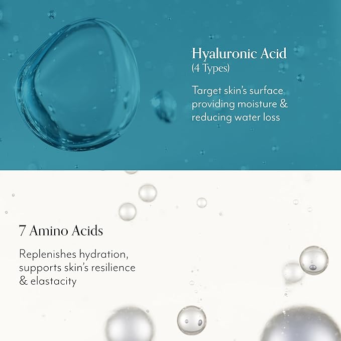 Bliss Hyaluronic Acid Drench & Quench Facial Serum – Hydrating Serum for Dry, Sensitive Skin - Lightweight Gel Formula for Deep Hydration & Plump Skin - Clean, Cruelty-Free - 1 Fl Oz-BrightBean Baby