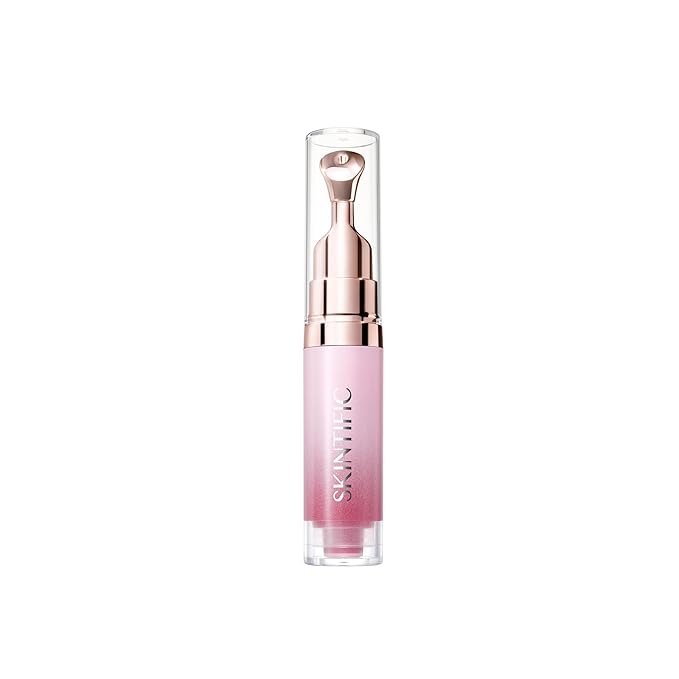 Hydrating Brightening Lip Serum, Nourishing Hydration Tinted Lip Stain, Plumping Lip Gloss with Polypeptide Squalane (03 Cherry Red)-BrightBean Baby