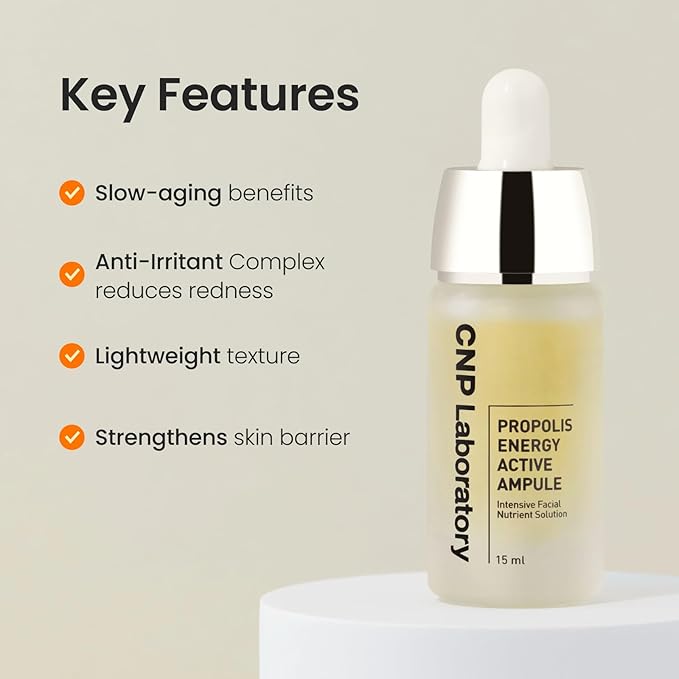 CNP Honey Glow Serum - Hyaluronic Acid & Propolis for Hydrating, Anti-Aging, Centella Soothing Serum, for Sensitive Skin, Korean Skin Care (1.18 fl. oz)-BrightBean Baby