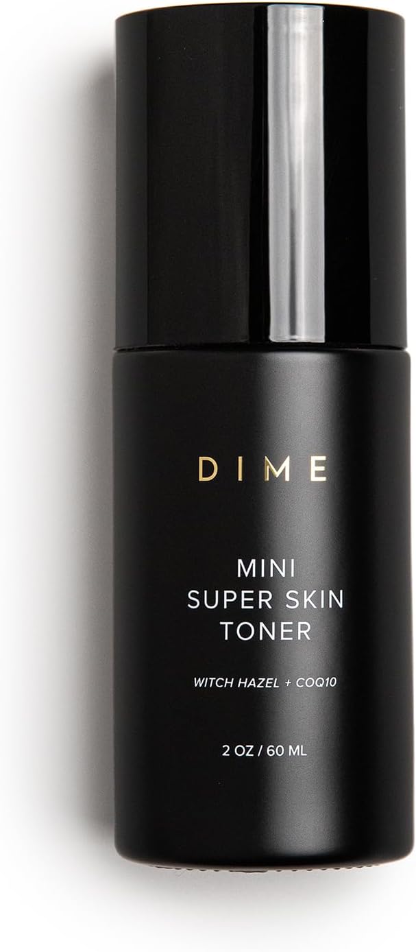 DIME Beauty Mini Super Skin Toner, Alcohol-Free Witch Hazel Toner, Travel-Size Toner with Cucumber Extract, 2 oz / 60 ml-BrightBean Baby