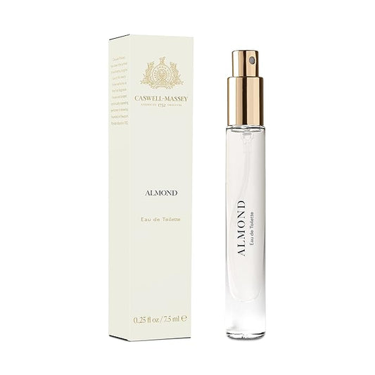 Caswell-Massey Almond Eau de Toilette Discovery, Indulge in the Warm and Inviting Scent of Almond, Cherry & Sandalwood, Sample Size Vial, Perfume for Men & Women, 0.25 Fl Oz-BrightBean Baby