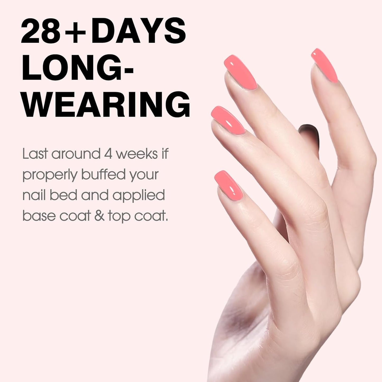 CANNI Pink Gel Nail Polish – 1pc 9ML Hot Grapefruit Pink Color, Soak Off UV LED Gel, High Gloss for French Manicure, DIY Nail Art & Salon Use-BrightBean Baby