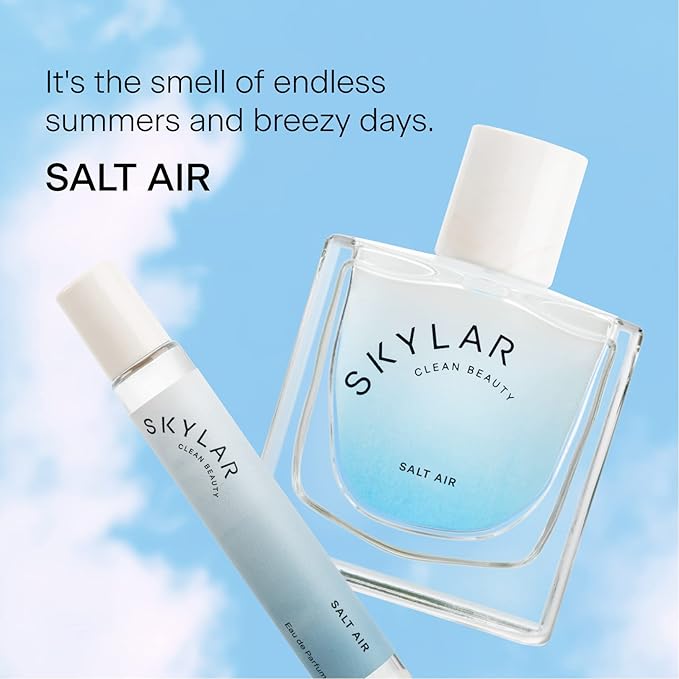 Skylar Salt Air Eau de Parfum - Hypoallergenic & Clean Perfume for Women & Men, Vegan & Safe for Sensitive Skin - Fresh Perfume with Notes of Driftwood, Sea Salt & Seaweed - 10mL /0.33 Fl oz-BrightBean Baby