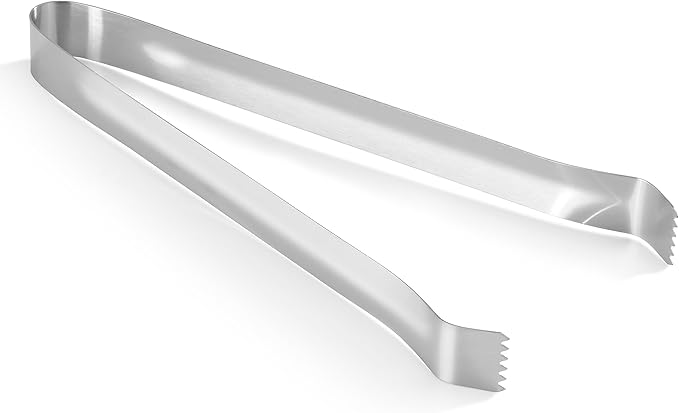 New Star Foodservice 42276 Restaurant-Grade Pom Tong, Stainless Steel, 9 inch, Set of 6, Silver