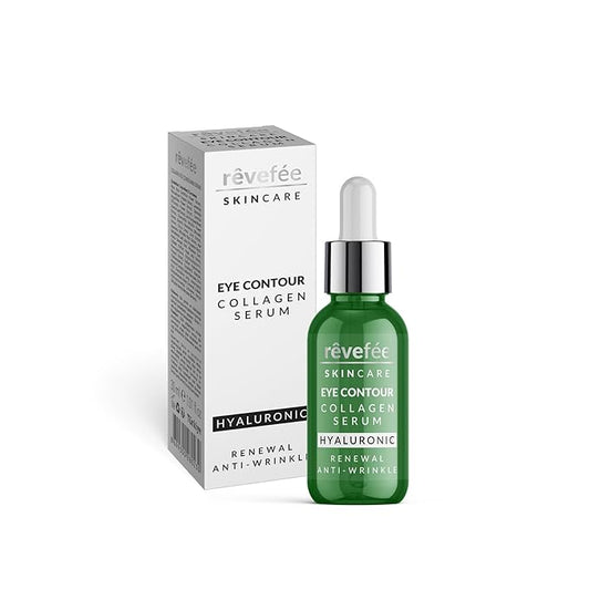 collagen hyaluronic eye serum; reduces dark circles, puffiness, fine lines and eye bags., Yellow-BrightBean Baby