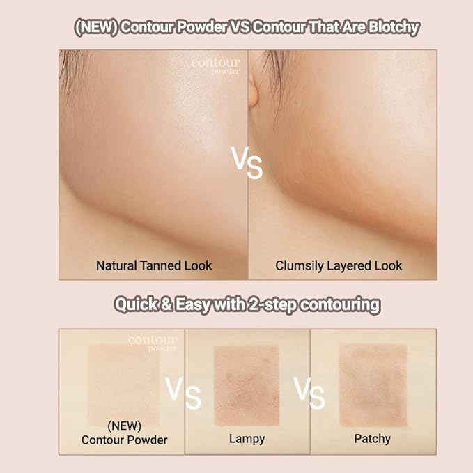 ETUDE Contour Powder 01 Creator (23AD) | Bronzer And Contour Palette To Effortlessly Define The Face Like A Selfie | Smooth, Velety Texture | Natural Look-BrightBean Baby