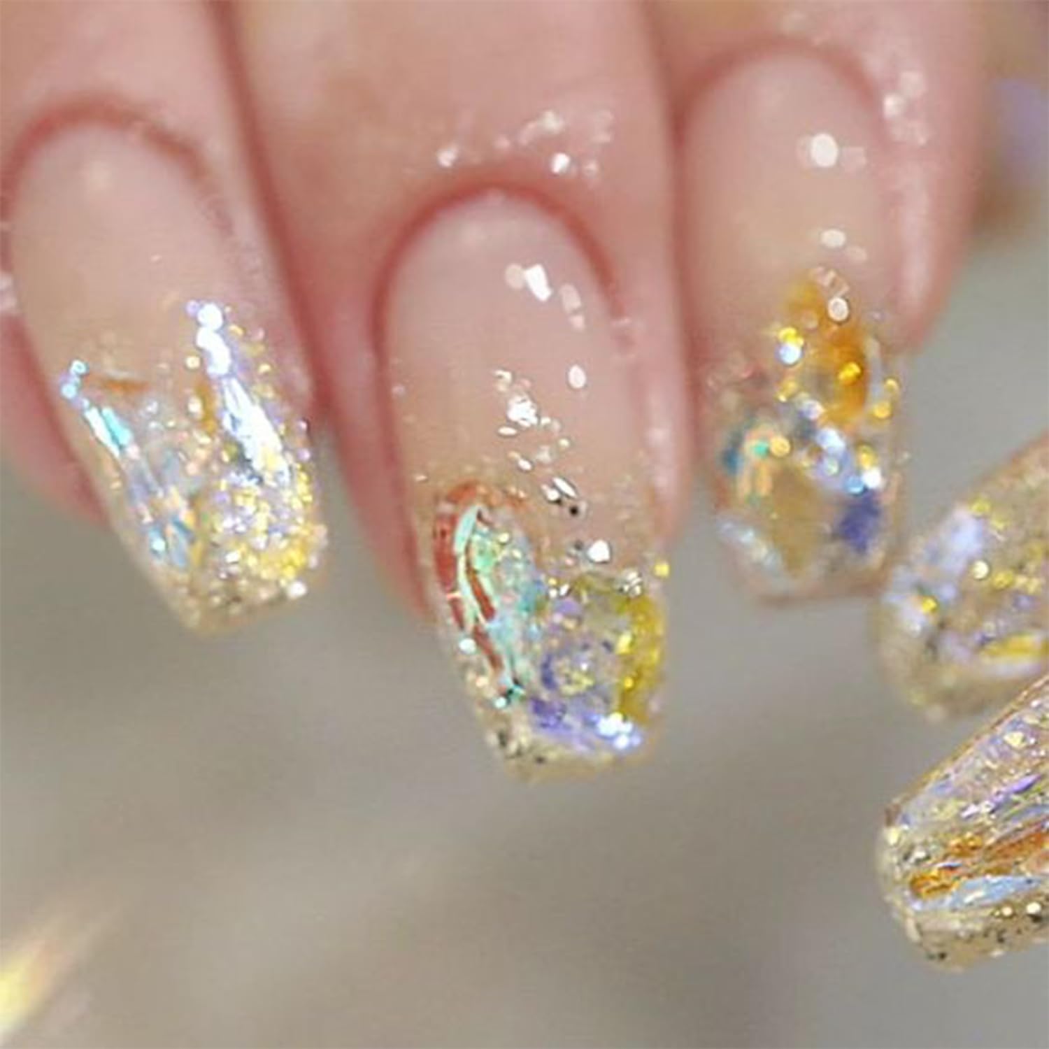 HNUIX Nail Rhinestones - 3D Multi Shape Size Crystal, Crystal Aurora Nail Gems, Flat Back, with Kit, for Nail Art, DIY Decorations-BrightBean Baby