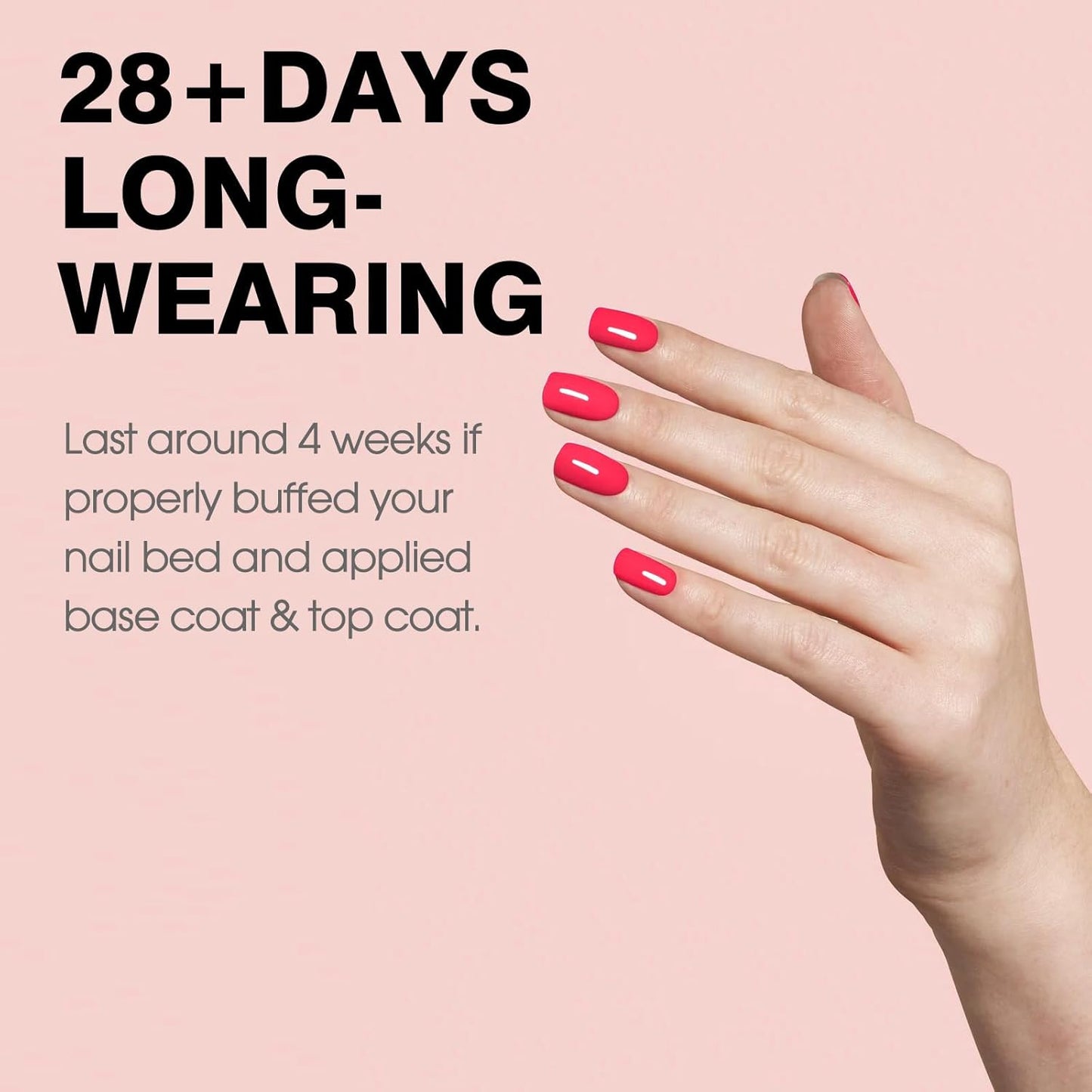 CANNI Pink Gel Polish - Hot Pink Color, 1Pcs U V Gel, Gloss Soak Off For Salon & DIY French Nail Manicure-BrightBean Baby