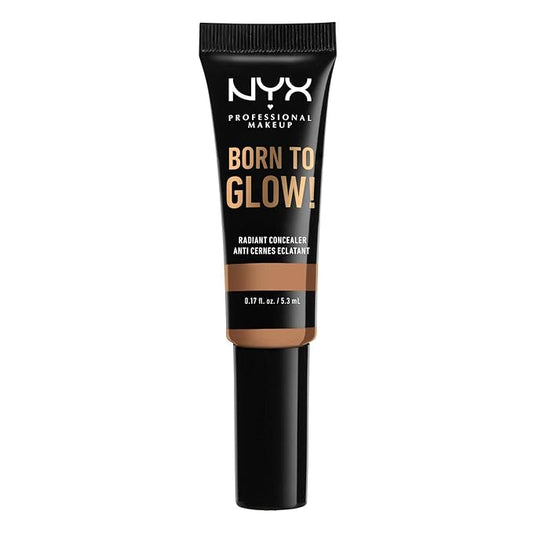 NYX PROFESSIONAL MAKEUP Born To Glow Radiant Concealer, Medium Coverage - Golden Honey-BrightBean Baby