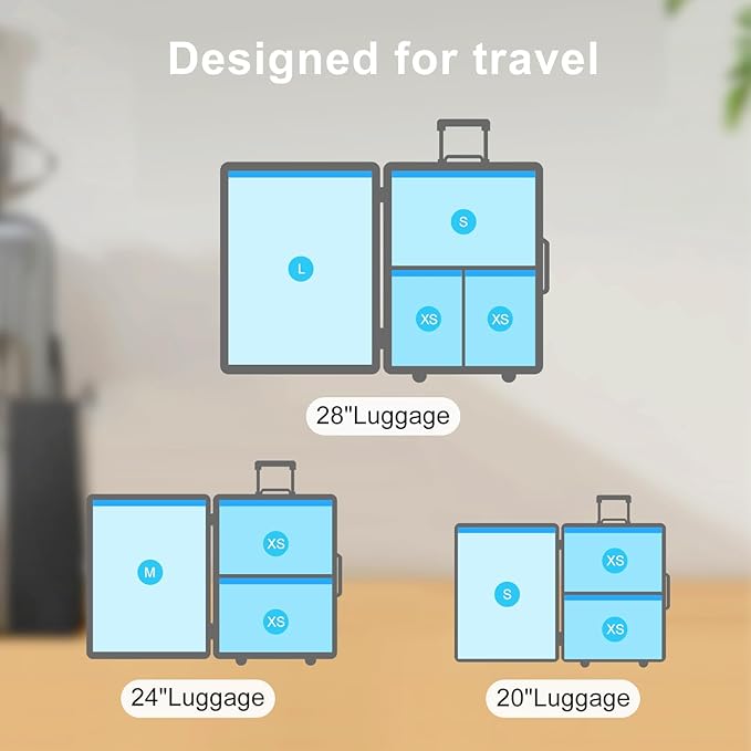 Vacuum Bags for Travel, Space Saver Vacuum Storage Combo (16 Pack)