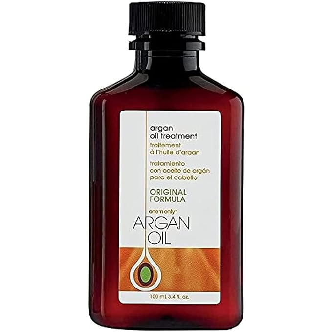 One 'n Only Argan Oil Hair Treatment - Hair Oil Smoothes and Strengthens Dry Damaged Hair, Eliminates Frizz, Creates Brilliant Shines, Non-Greasy Formula, 3.4 Fl. Oz-BrightBean Baby